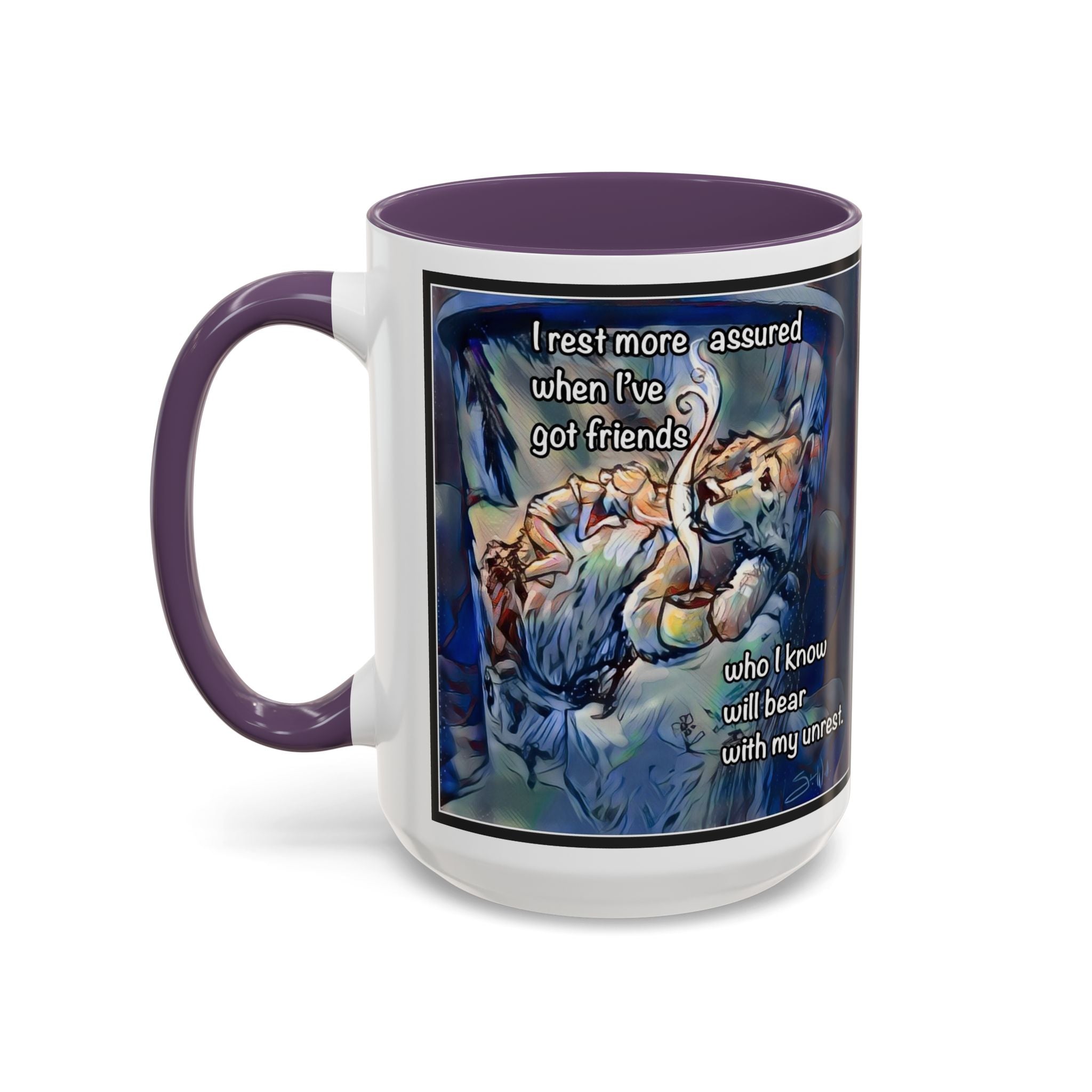 Bear Unrest Accent Ceramic Mug (11/15oz)