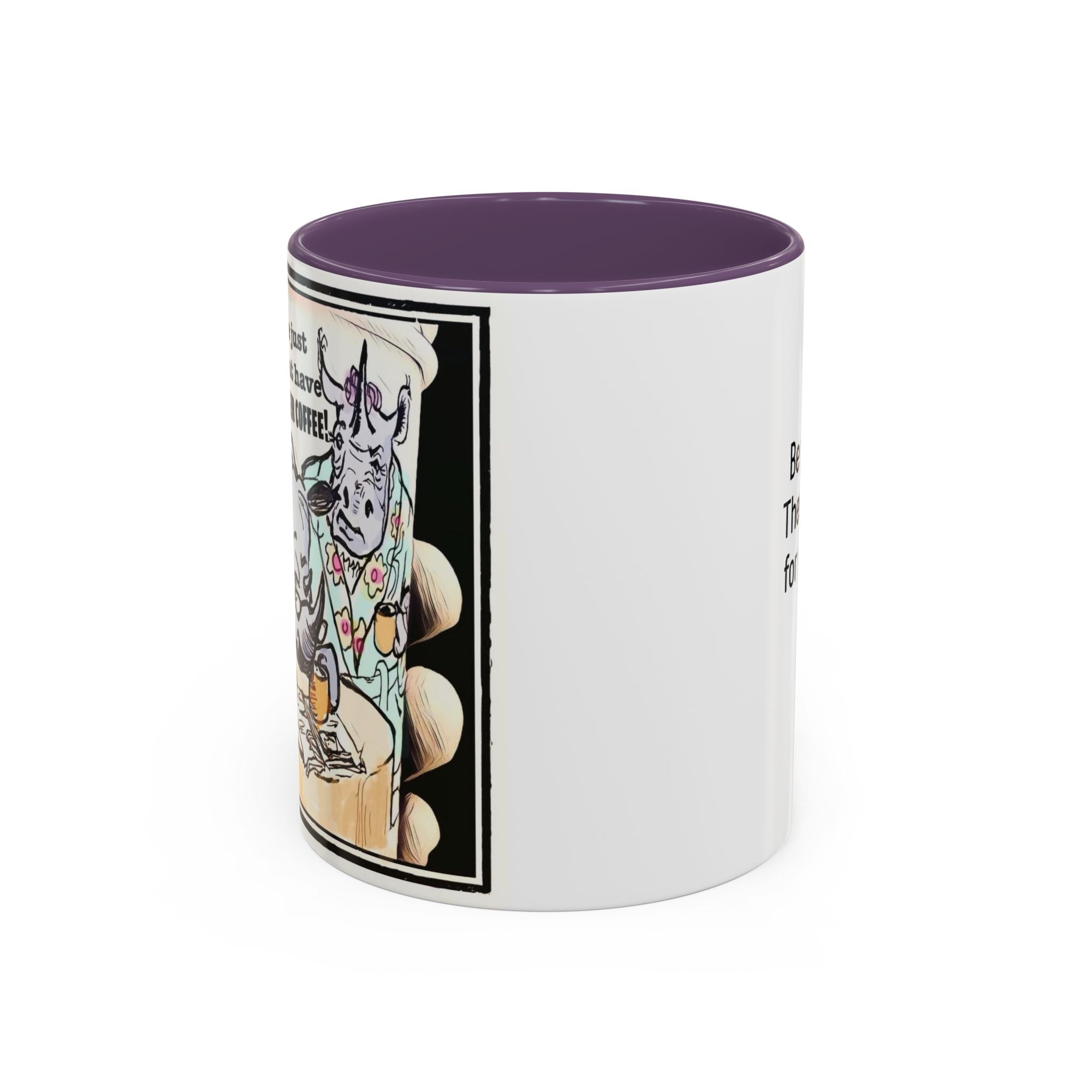 Rhino Coffee Accent Ceramic Mug (11/15oz)