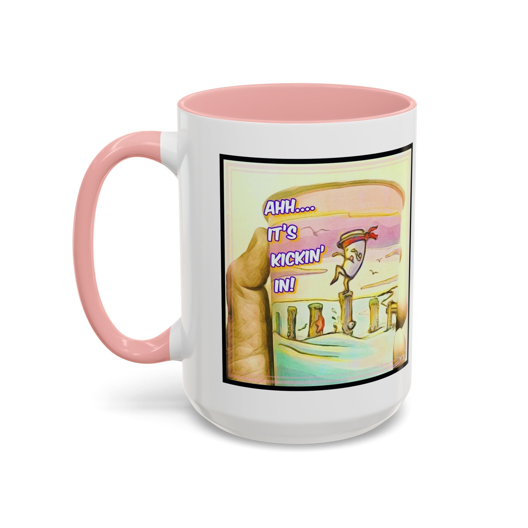 Karate Kickin' in Accent Ceramic Mug (11/15oz)