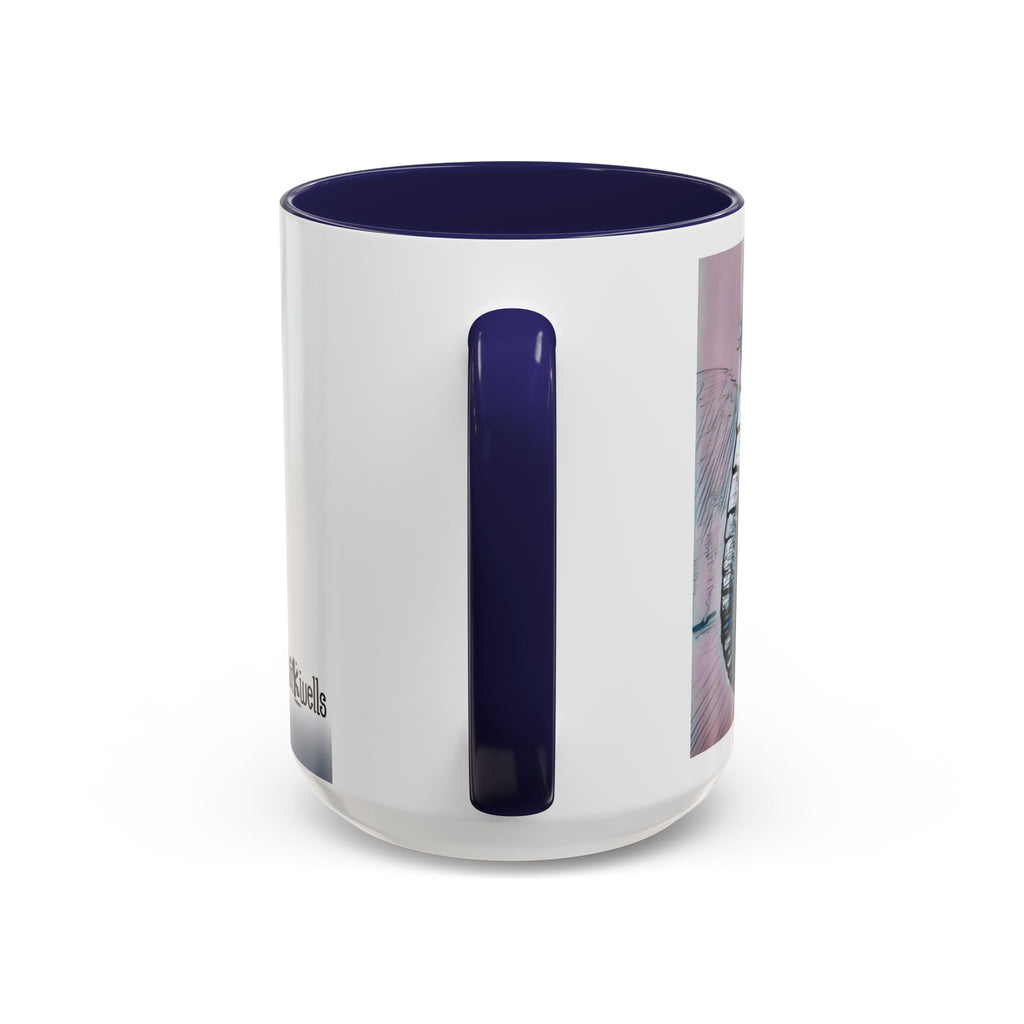 Elephant loves Coffee Accent Ceramic Mug (11/15oz)