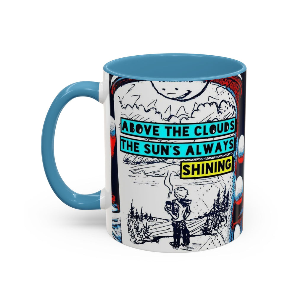 Above the Clouds Accent Ceramic Mug (11/15oz)