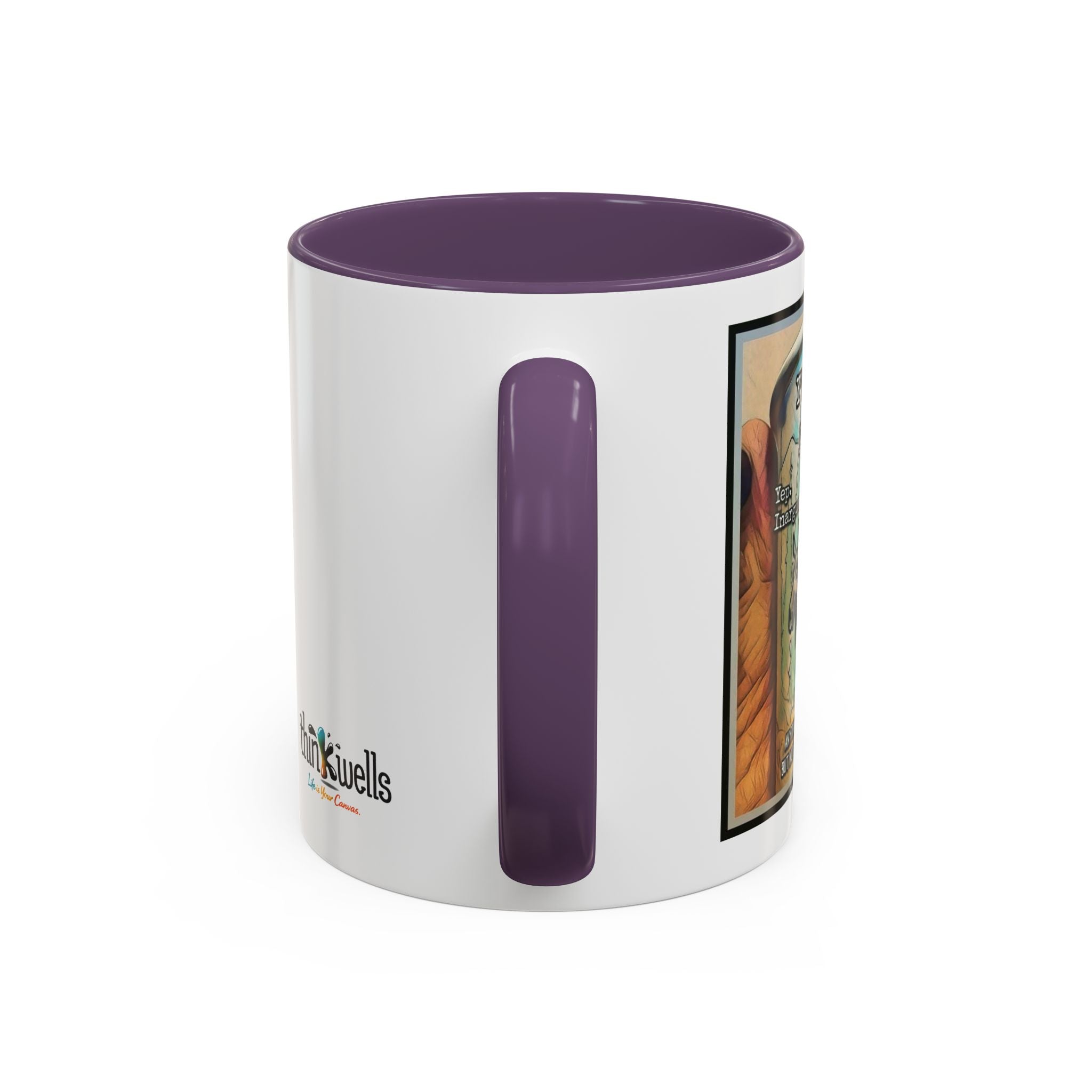 Coffee Mug - Moose Debate Accent Ceramic Mug (11/15oz)