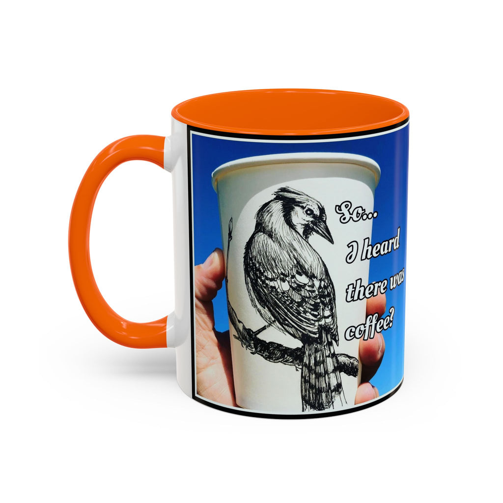 Blue Jay Coffee Accent Ceramic Mug (11/15oz)