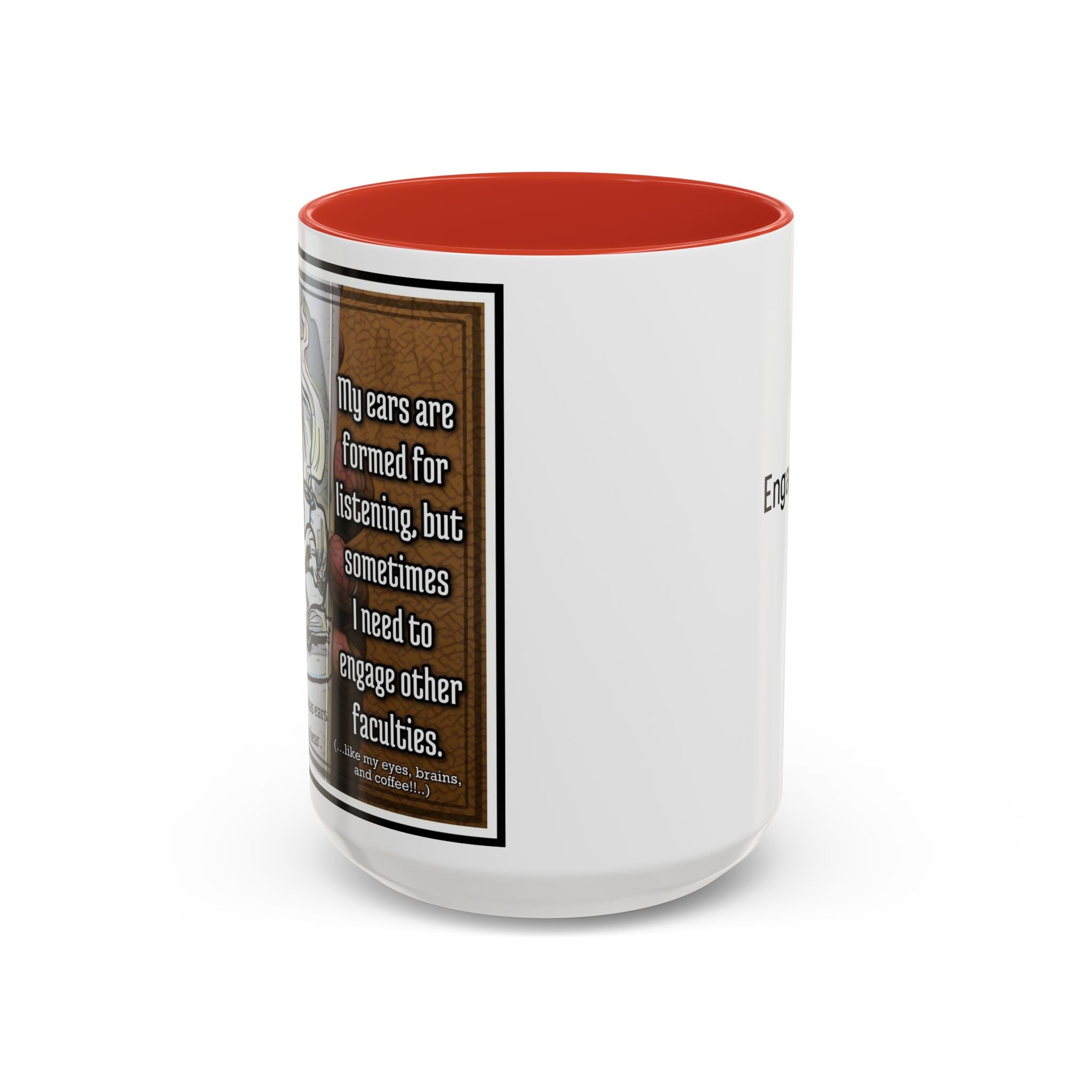 Elephant Engage Accent Ceramic Mug (11/15oz)
