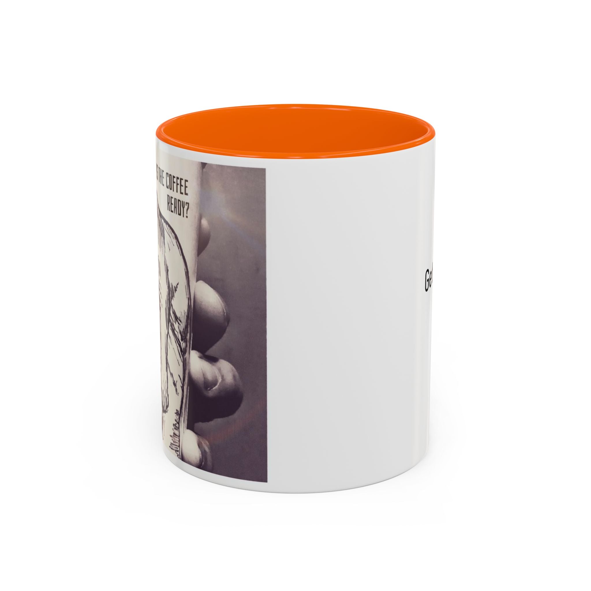 Coffee Ready Lion Accent Ceramic Mug (11/15oz)