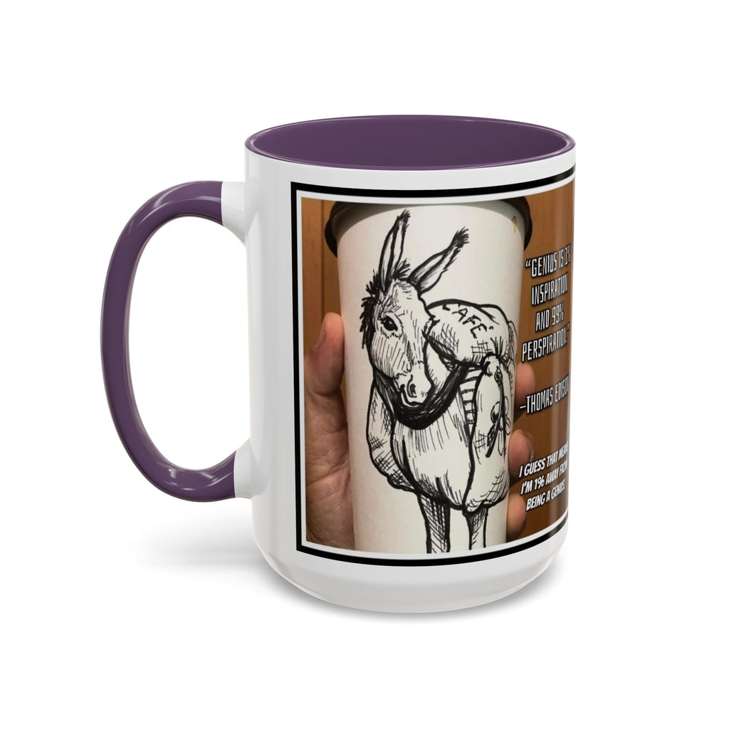 Genius Packmule Accent Ceramic Mug (11/15oz)