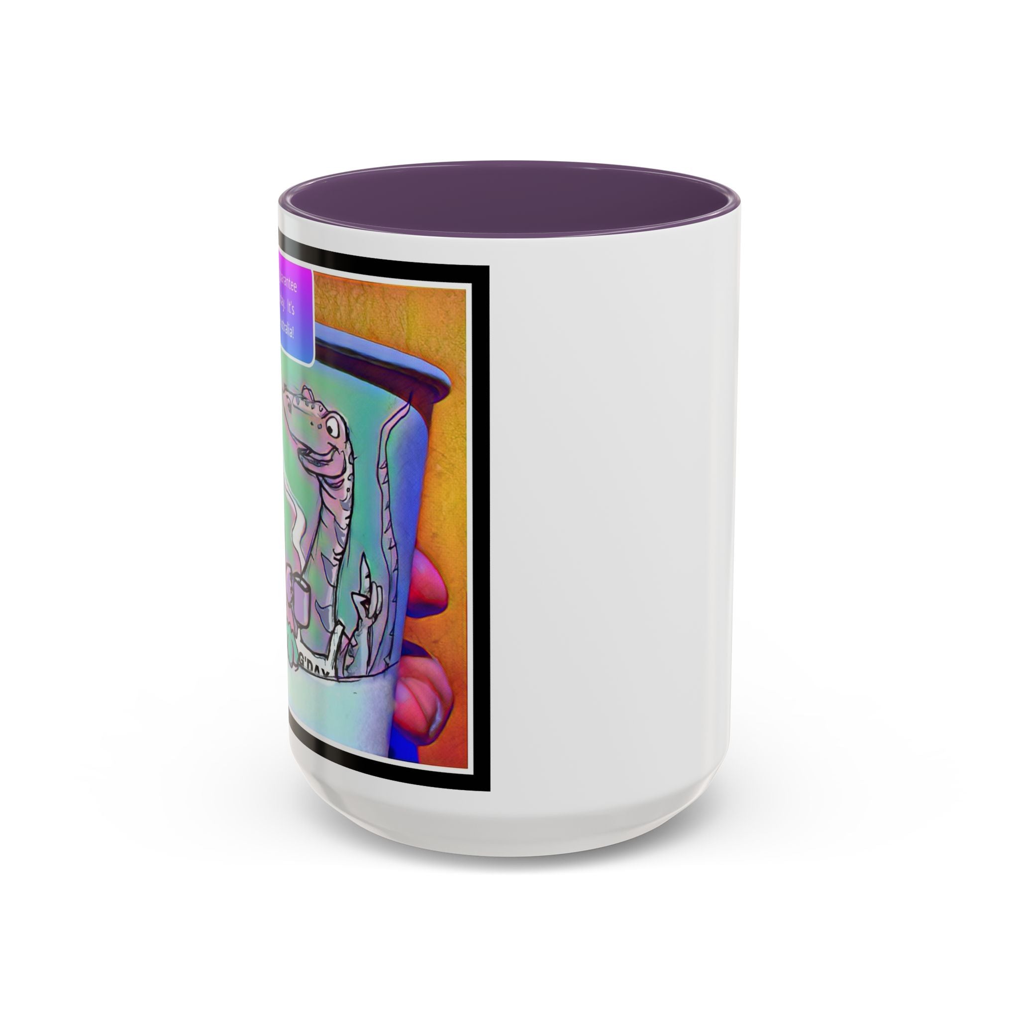 Tomorrow in Aus Dino Accent Ceramic Mug (11/15oz)