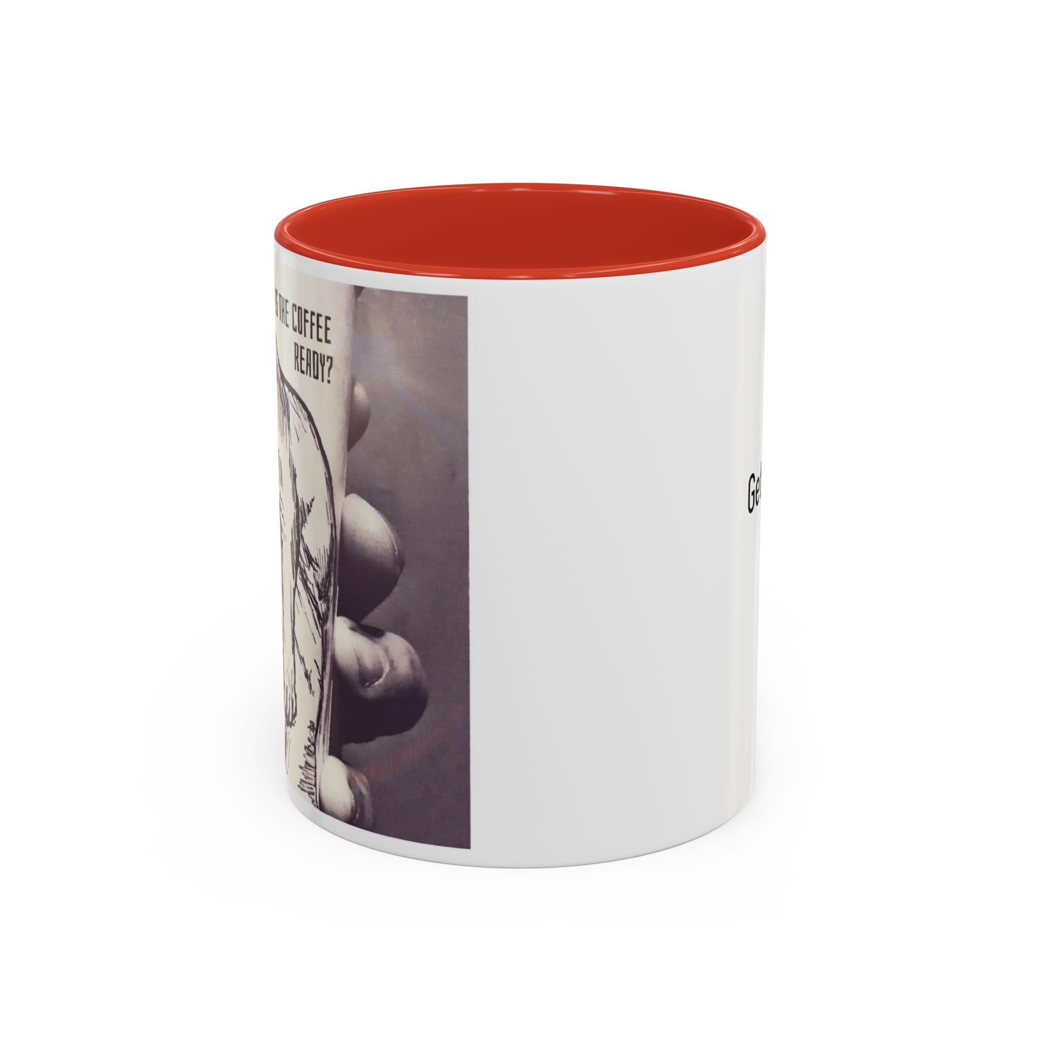 Coffee Ready Lion Accent Ceramic Mug (11/15oz)