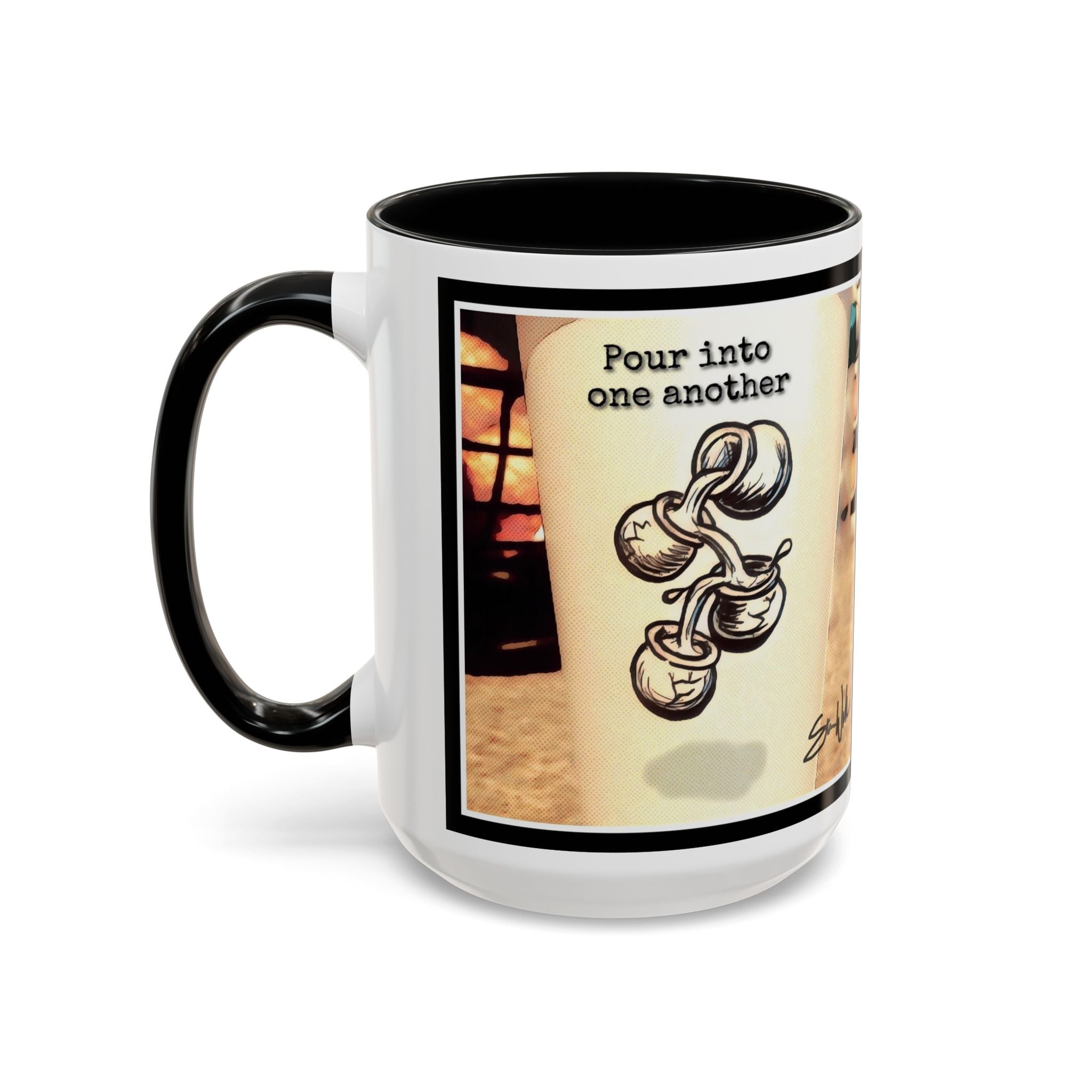 Pour into Others Accent Ceramic Mug (11/15oz)