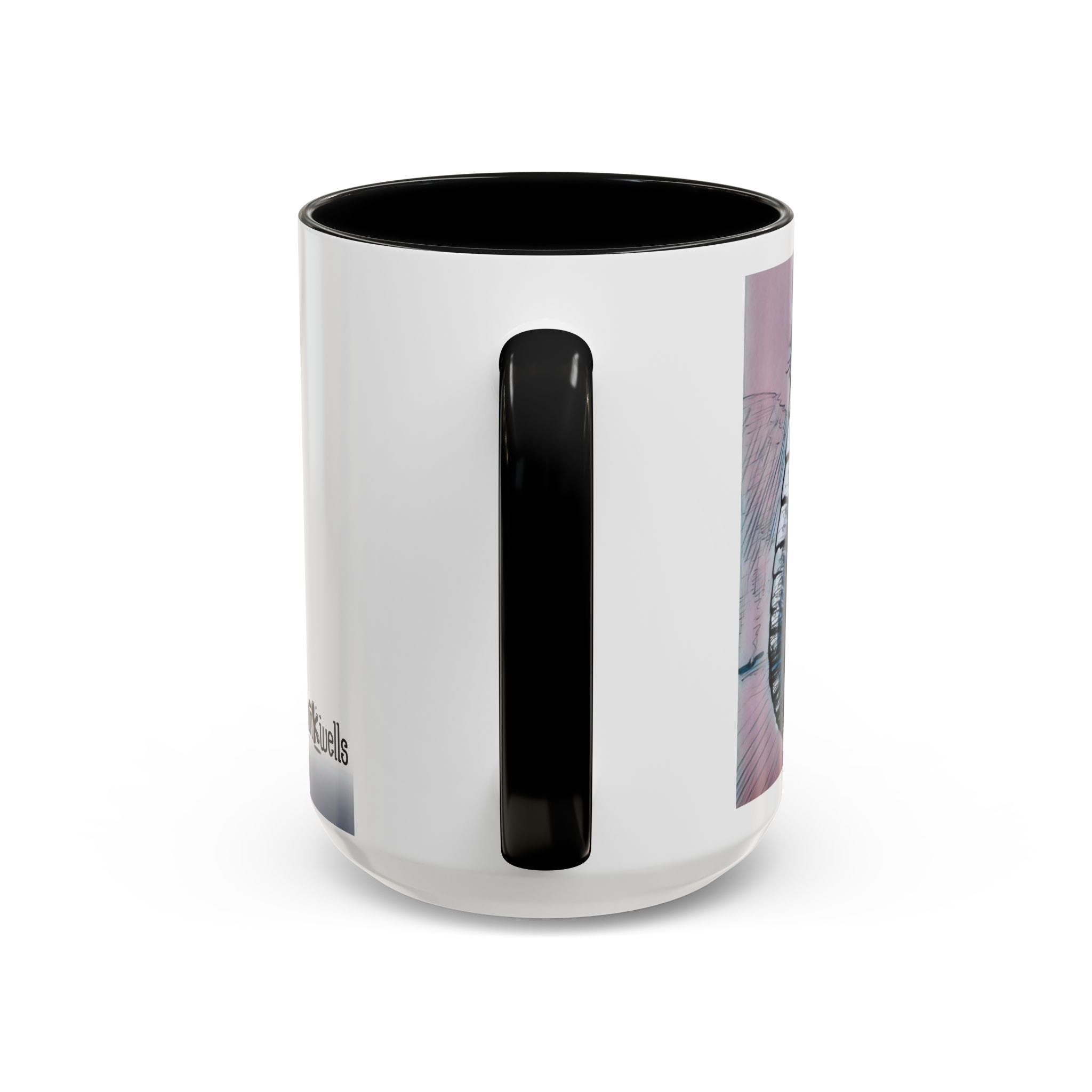 Elephant loves Coffee Accent Ceramic Mug (11/15oz)