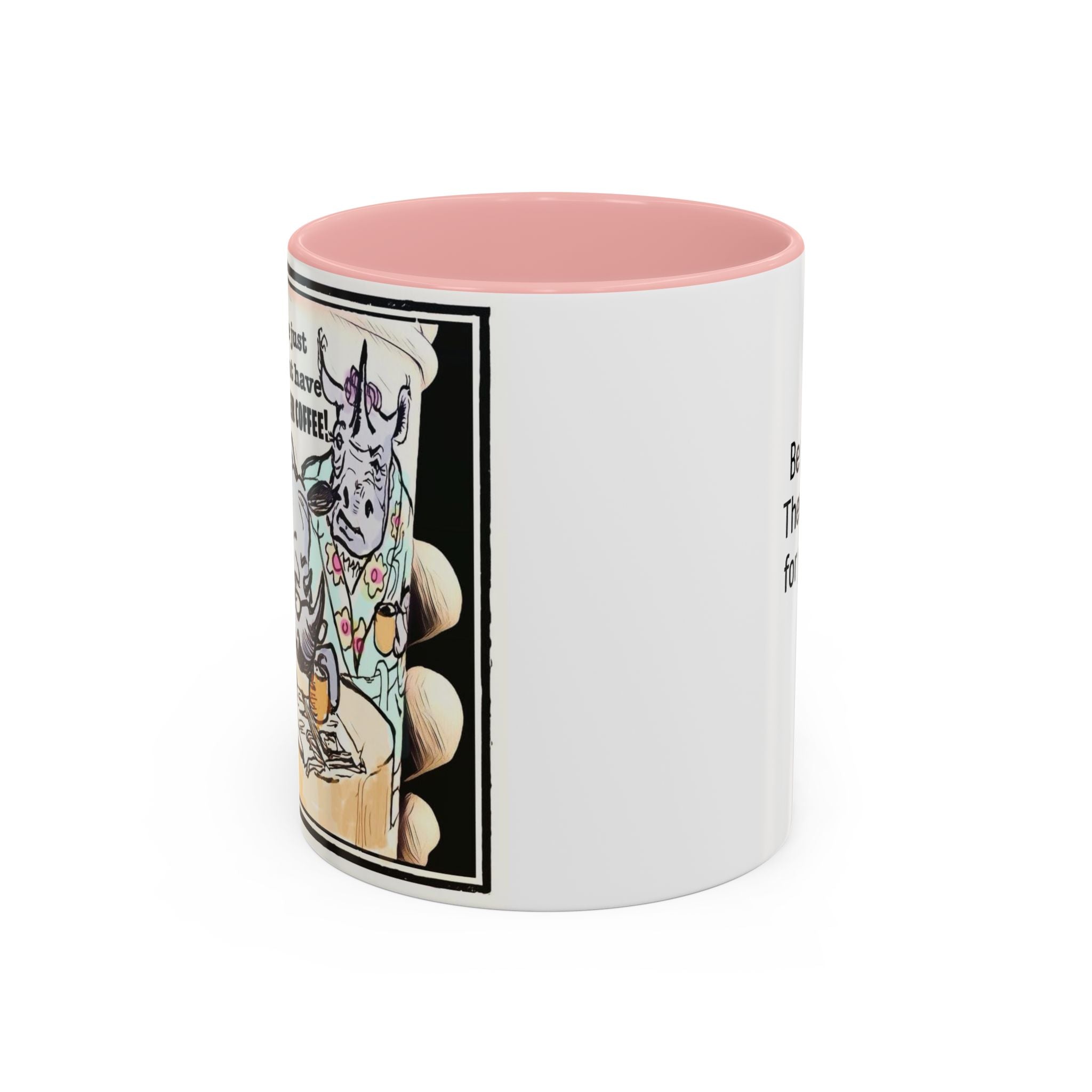 Rhino Coffee Accent Ceramic Mug (11/15oz)