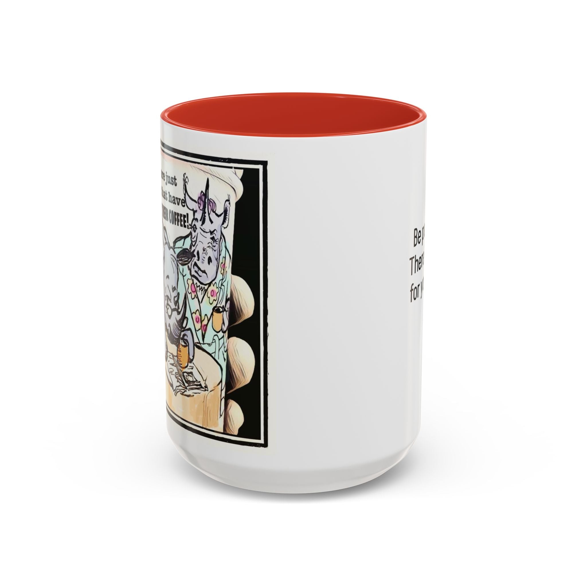 Rhino Coffee Accent Ceramic Mug (11/15oz)