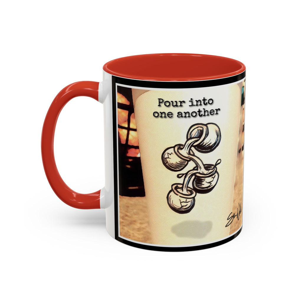 Pour into Others Accent Ceramic Mug (11/15oz)