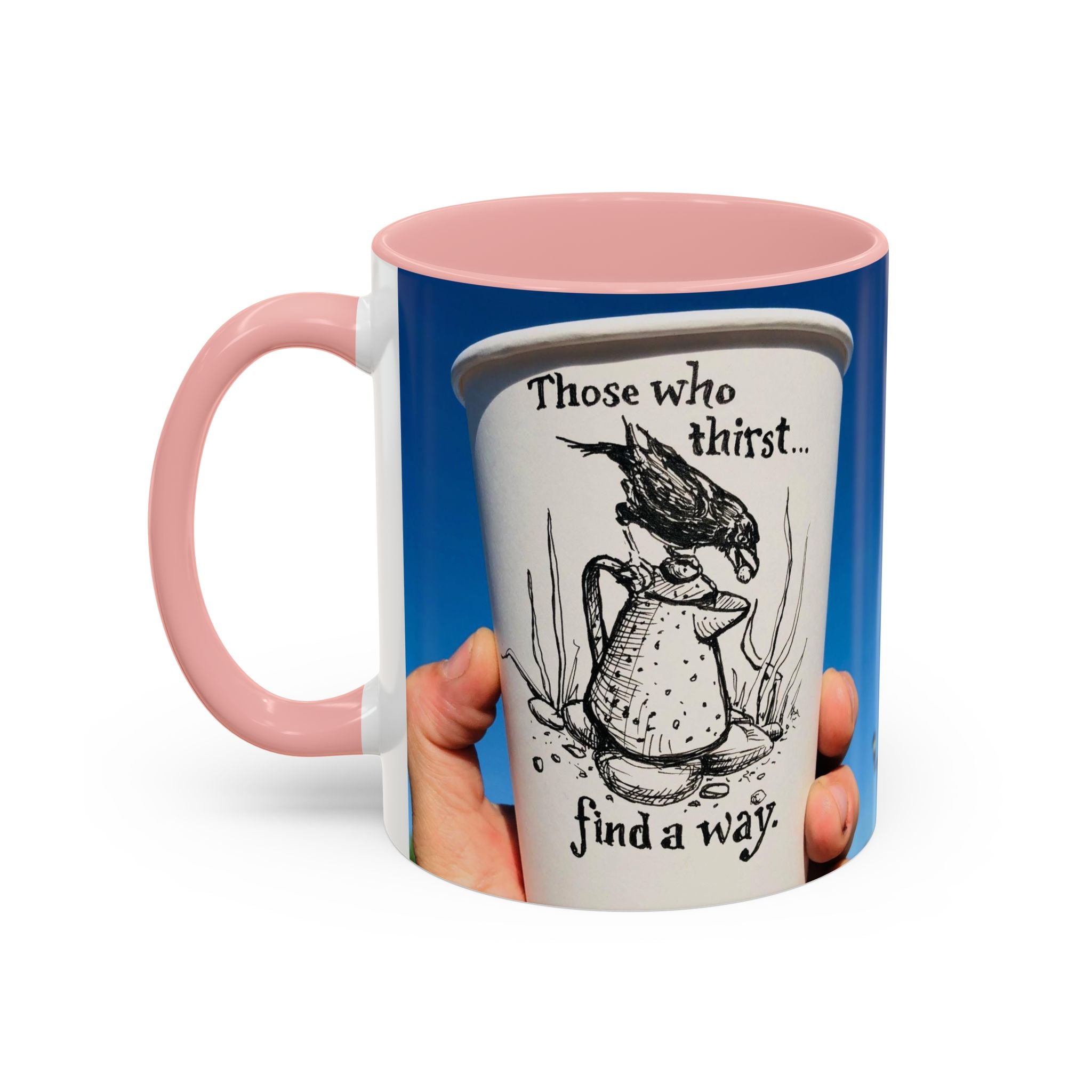 Those Who Thirst Crow Accent Ceramic Mug (11/15oz)