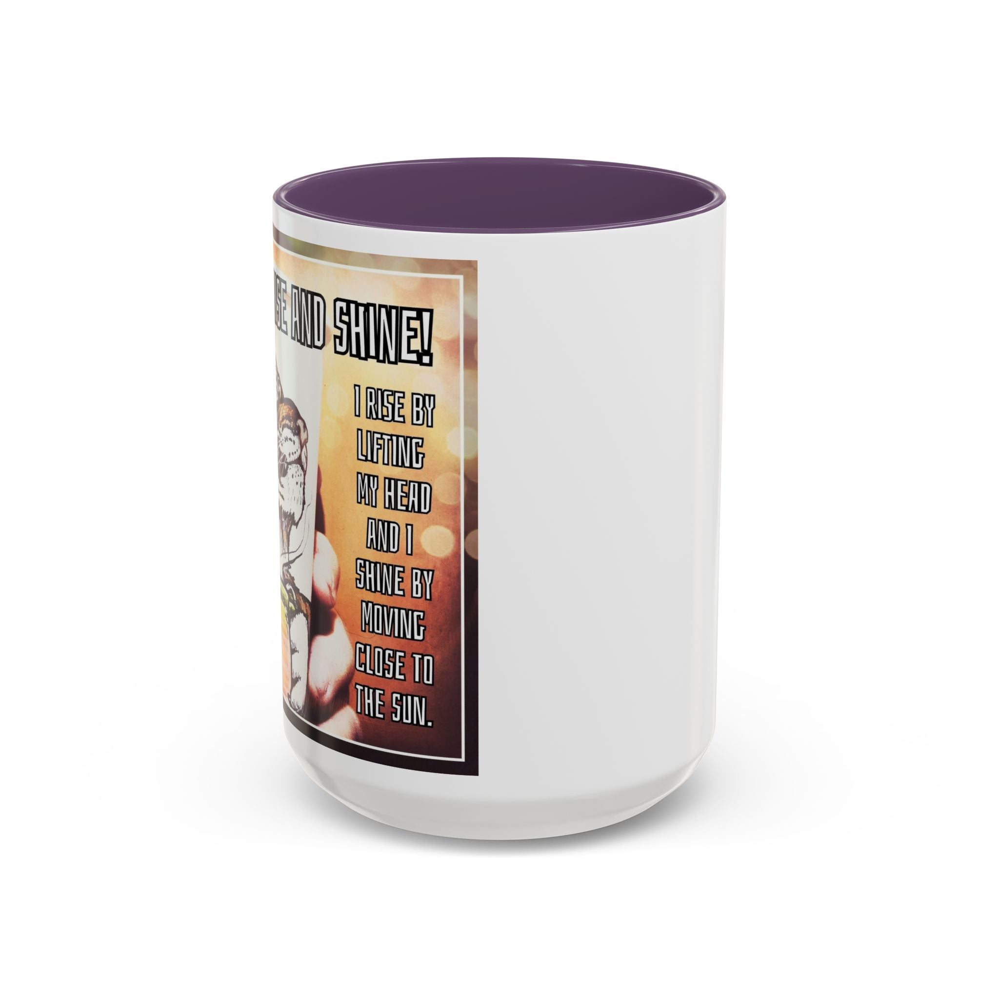 Rise n Shine Tiger Accent Ceramic Mug (11/15oz)
