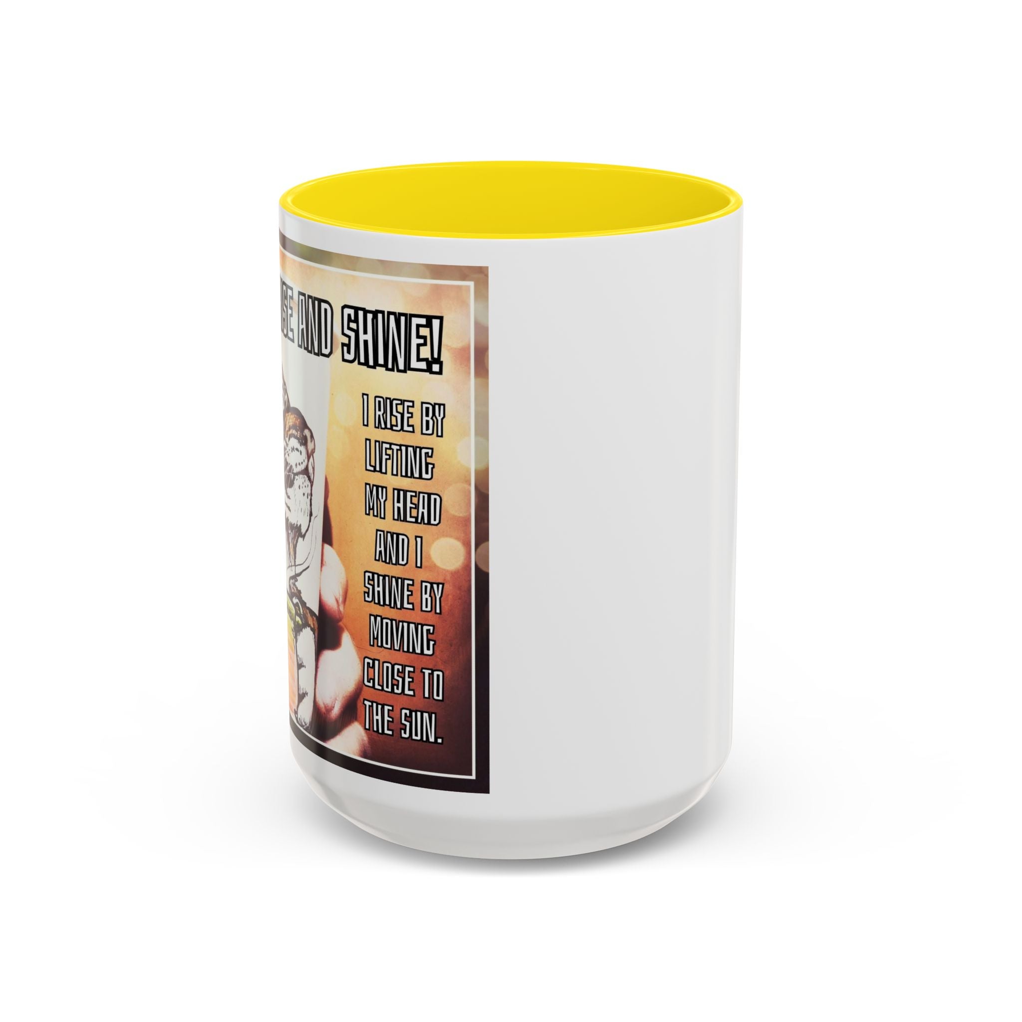 Rise n Shine Tiger Accent Ceramic Mug (11/15oz)