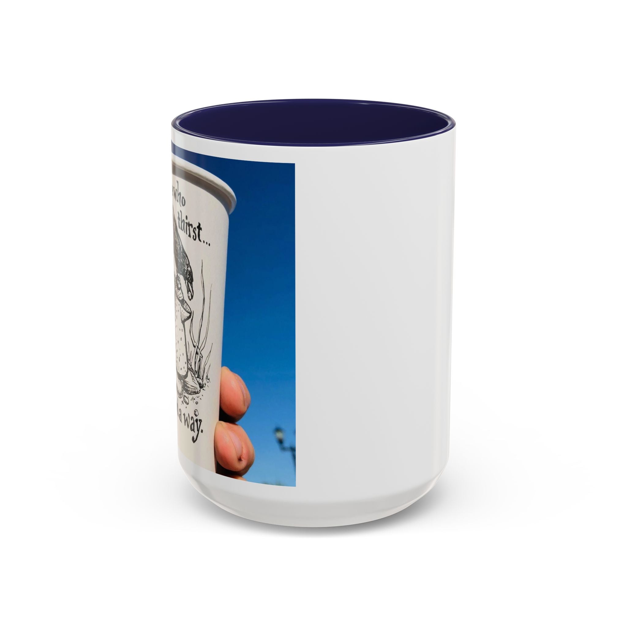 Those Who Thirst Crow Accent Ceramic Mug (11/15oz)