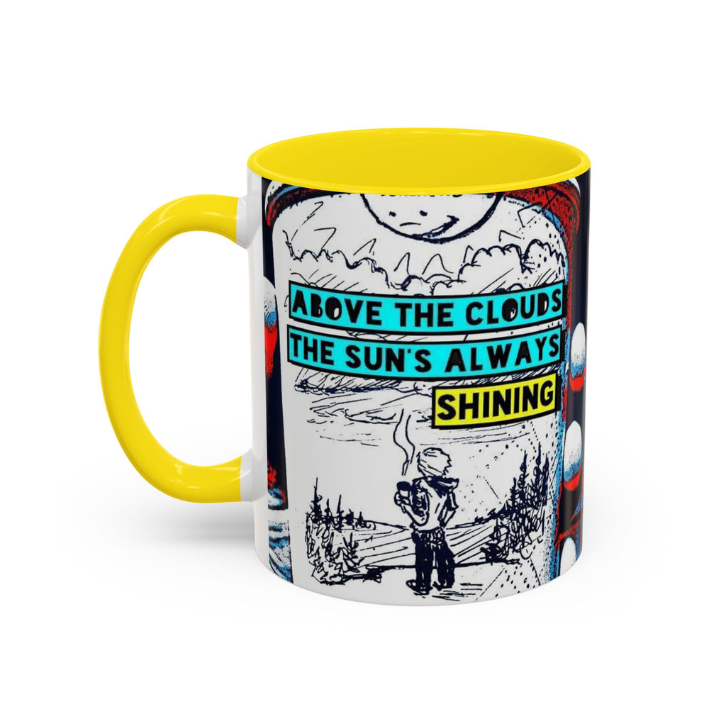 Above the Clouds Accent Ceramic Mug (11/15oz)