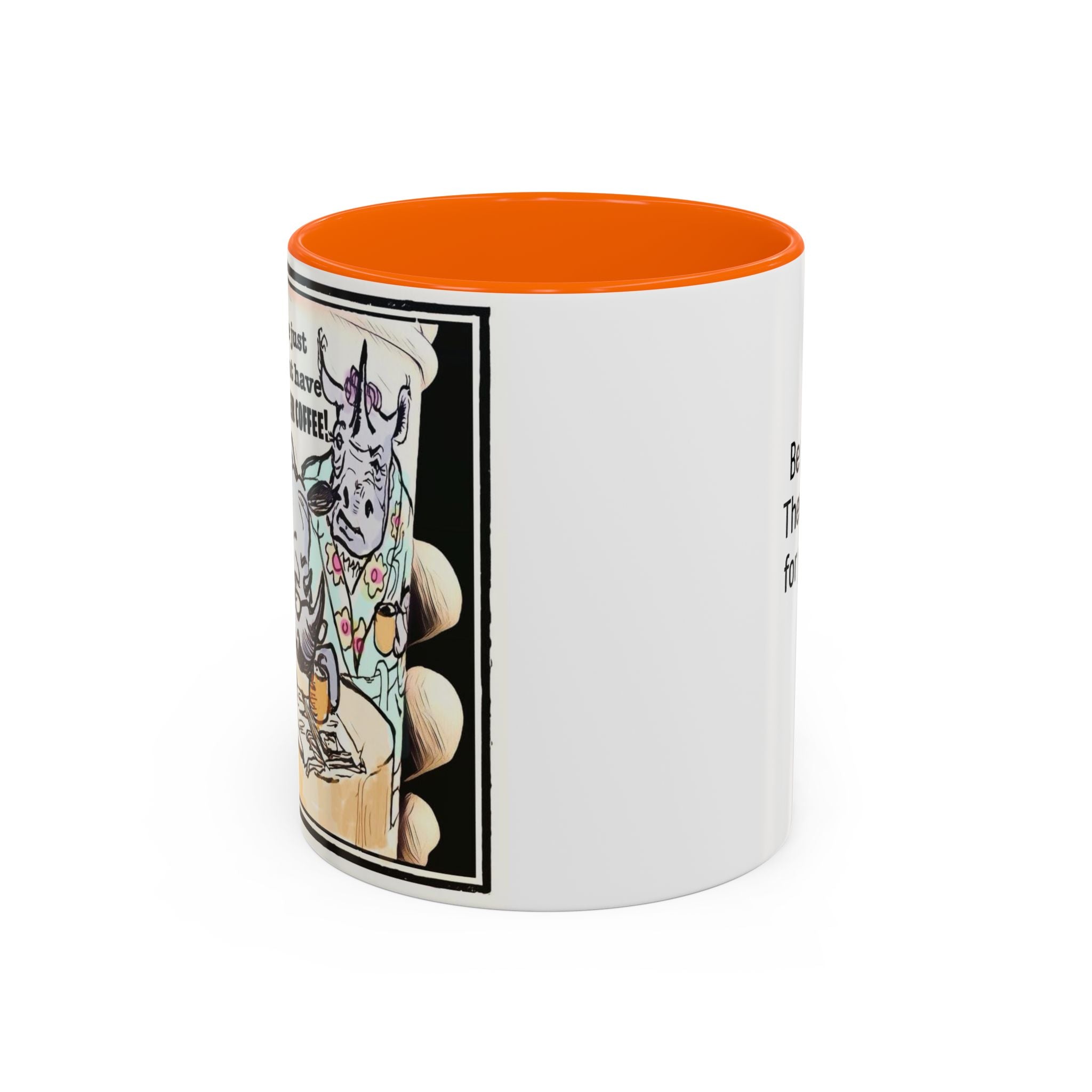 Rhino Coffee Accent Ceramic Mug (11/15oz)