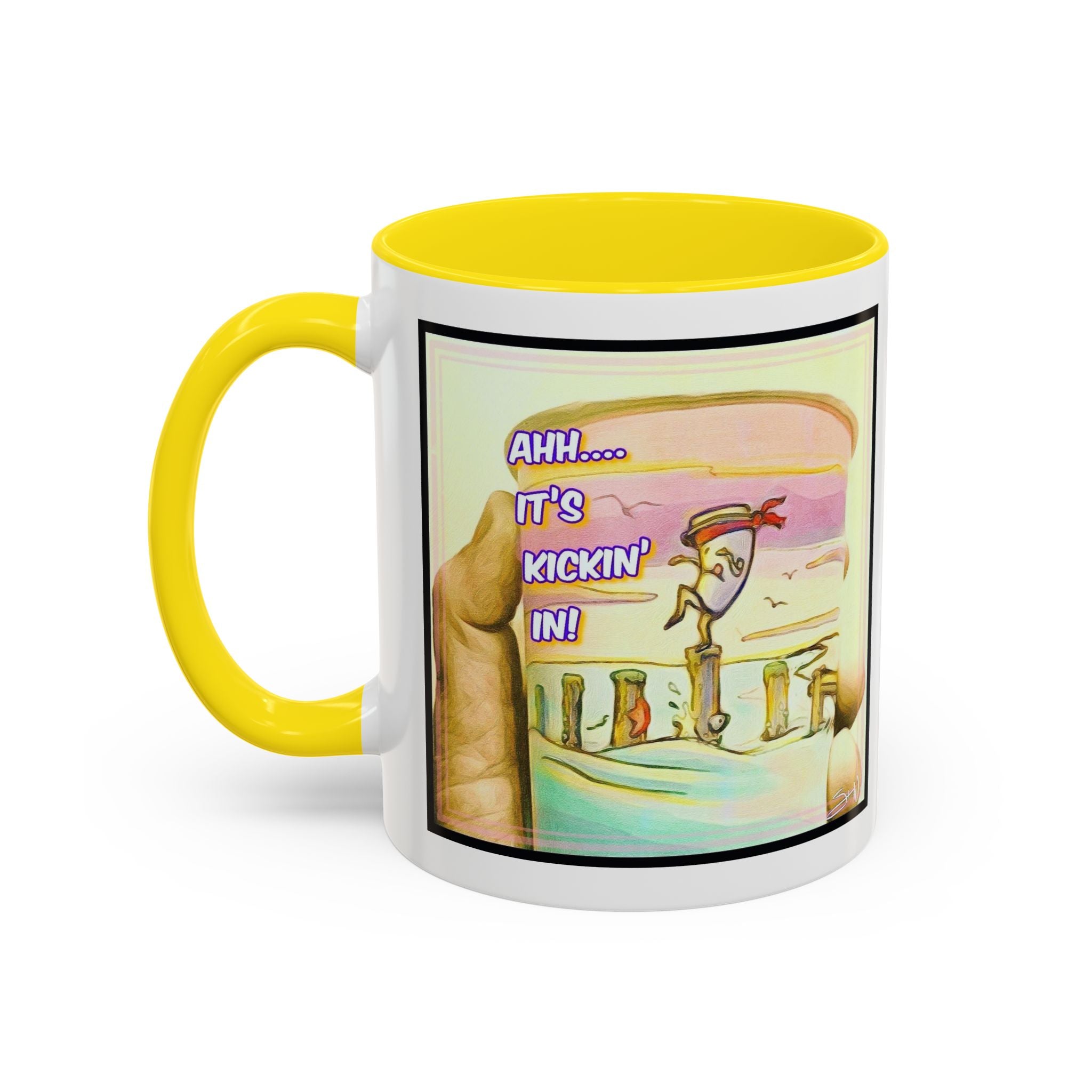 Karate Kickin' in Accent Ceramic Mug (11/15oz)