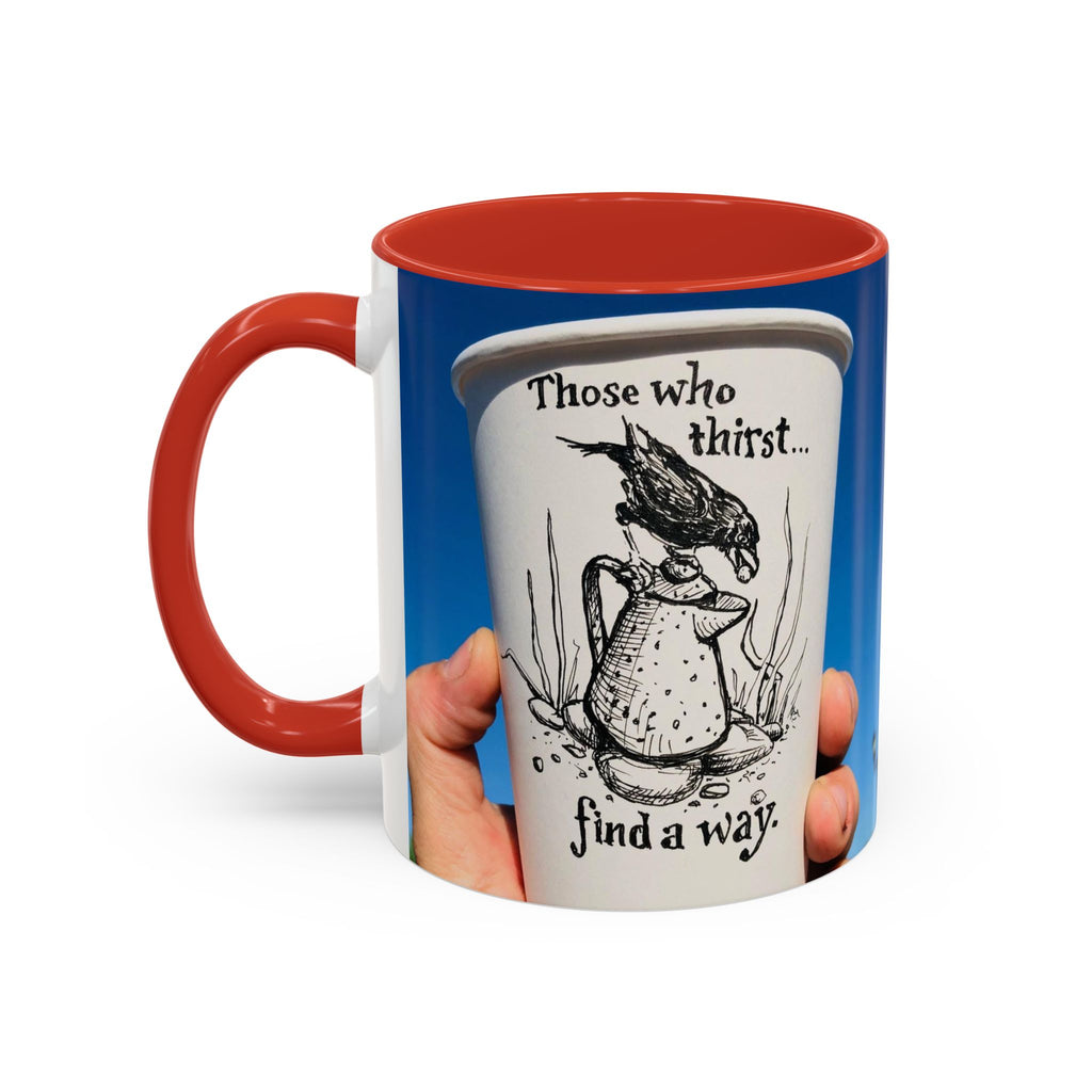 Those Who Thirst Crow Accent Ceramic Mug (11/15oz)