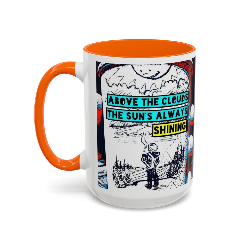Above the Clouds Accent Ceramic Mug (11/15oz)