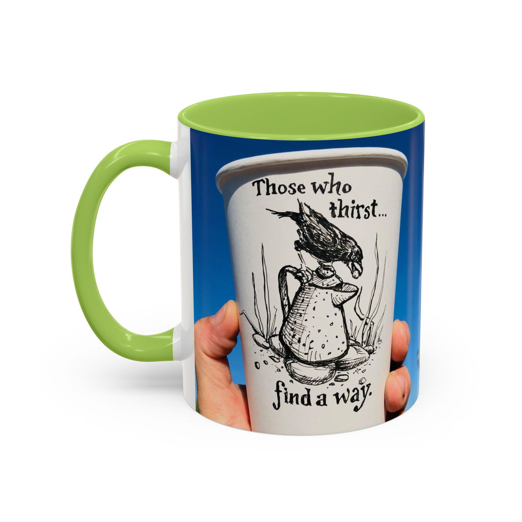 Those Who Thirst Crow Accent Ceramic Mug (11/15oz)