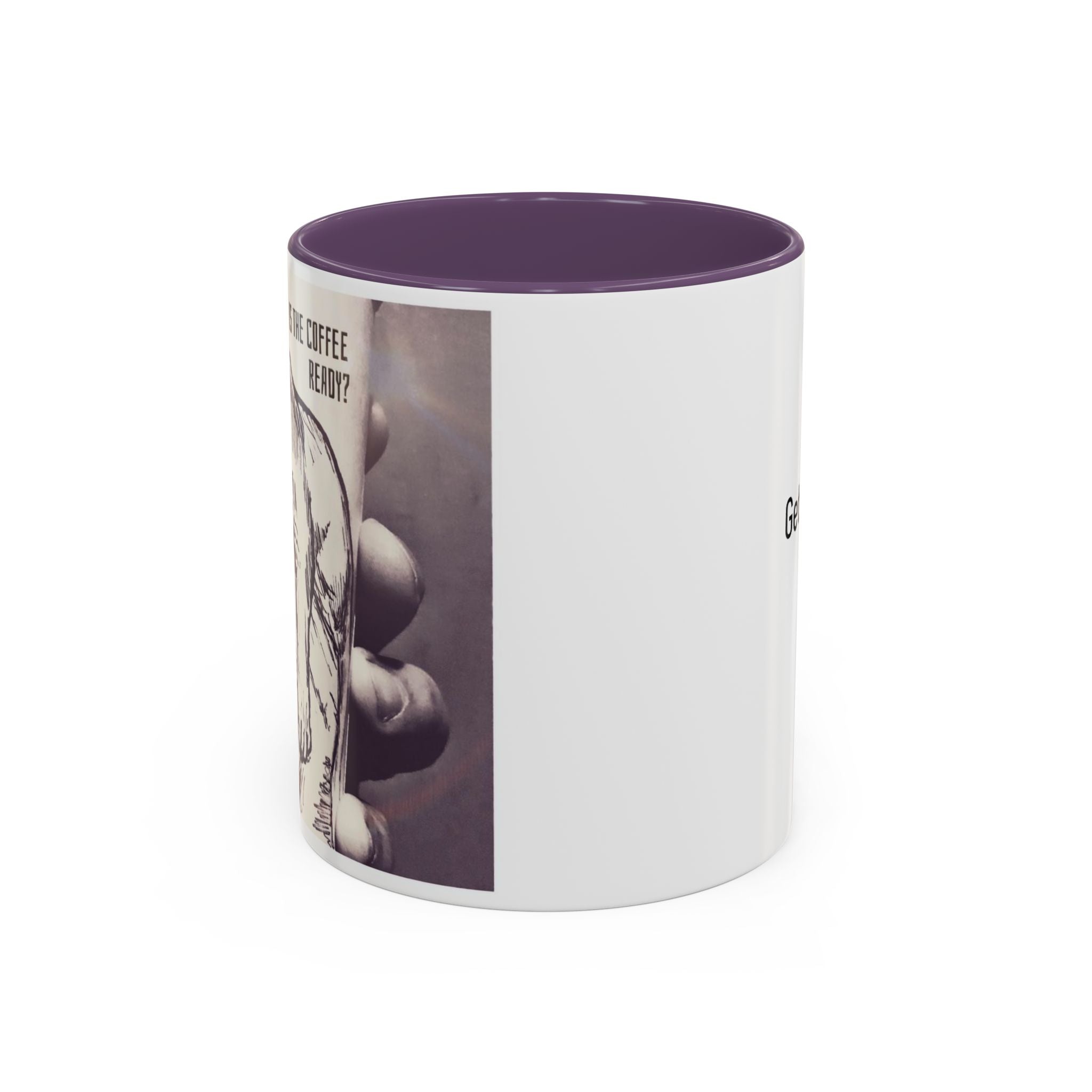 Coffee Ready Lion Accent Ceramic Mug (11/15oz)
