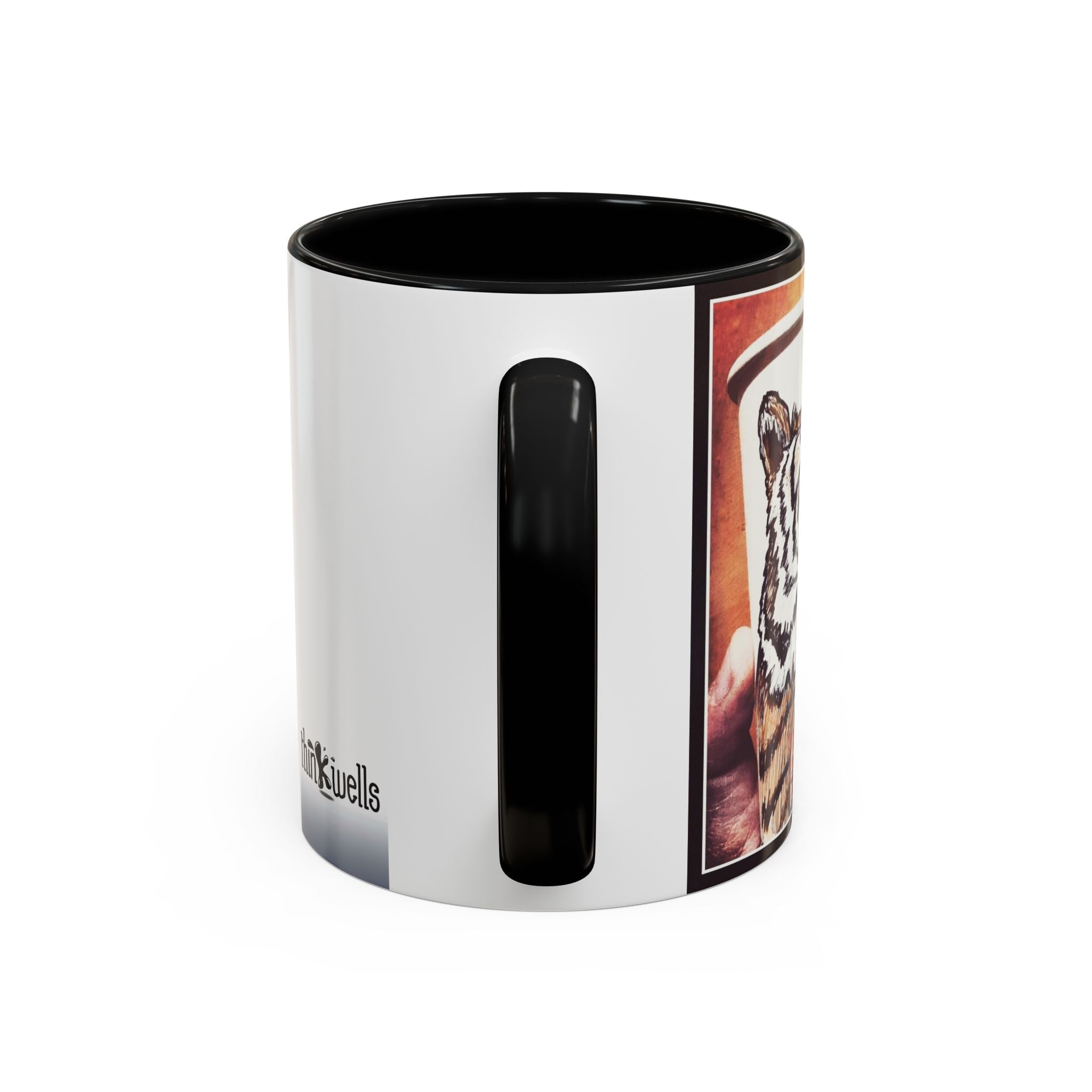Rise n Shine Tiger Accent Ceramic Mug (11/15oz)