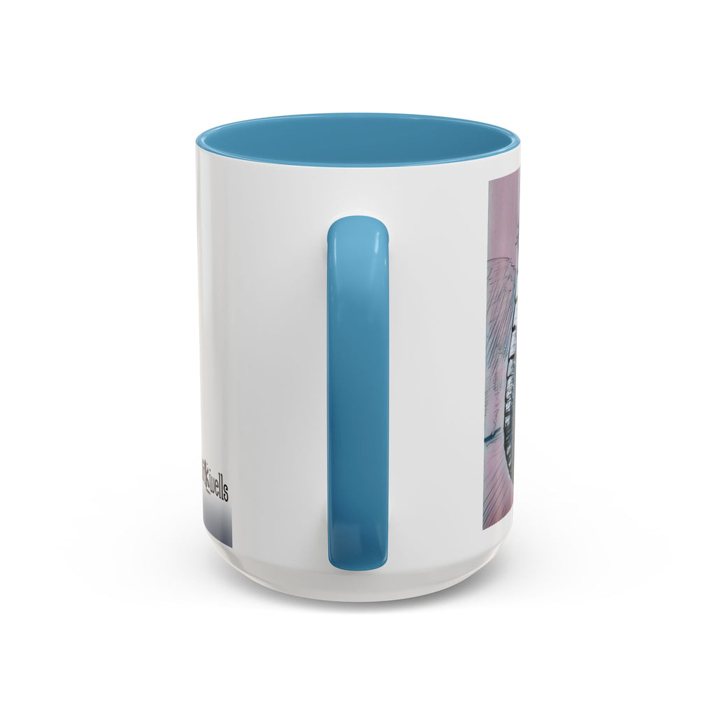 Elephant loves Coffee Accent Ceramic Mug (11/15oz)