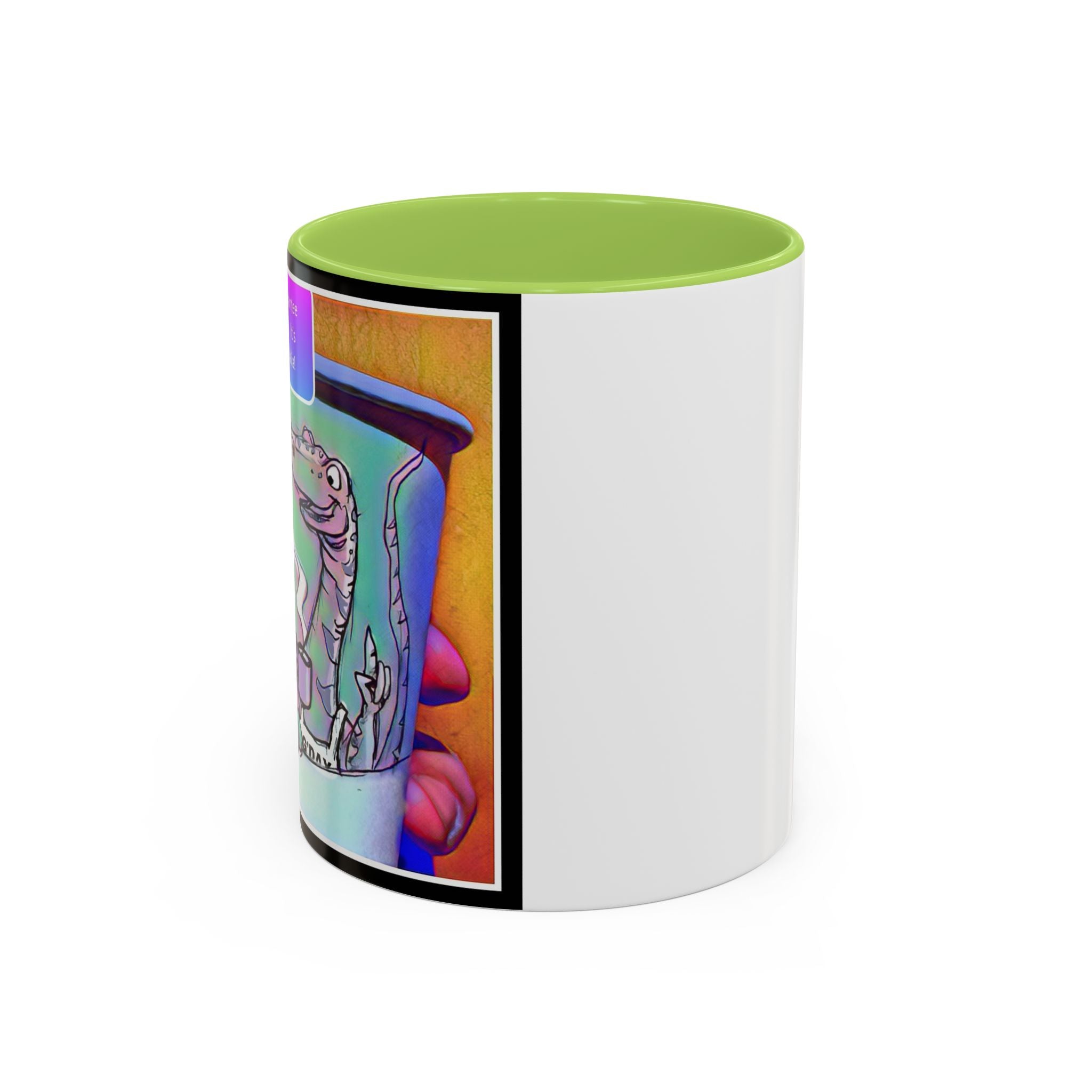 Tomorrow in Aus Dino Accent Ceramic Mug (11/15oz)