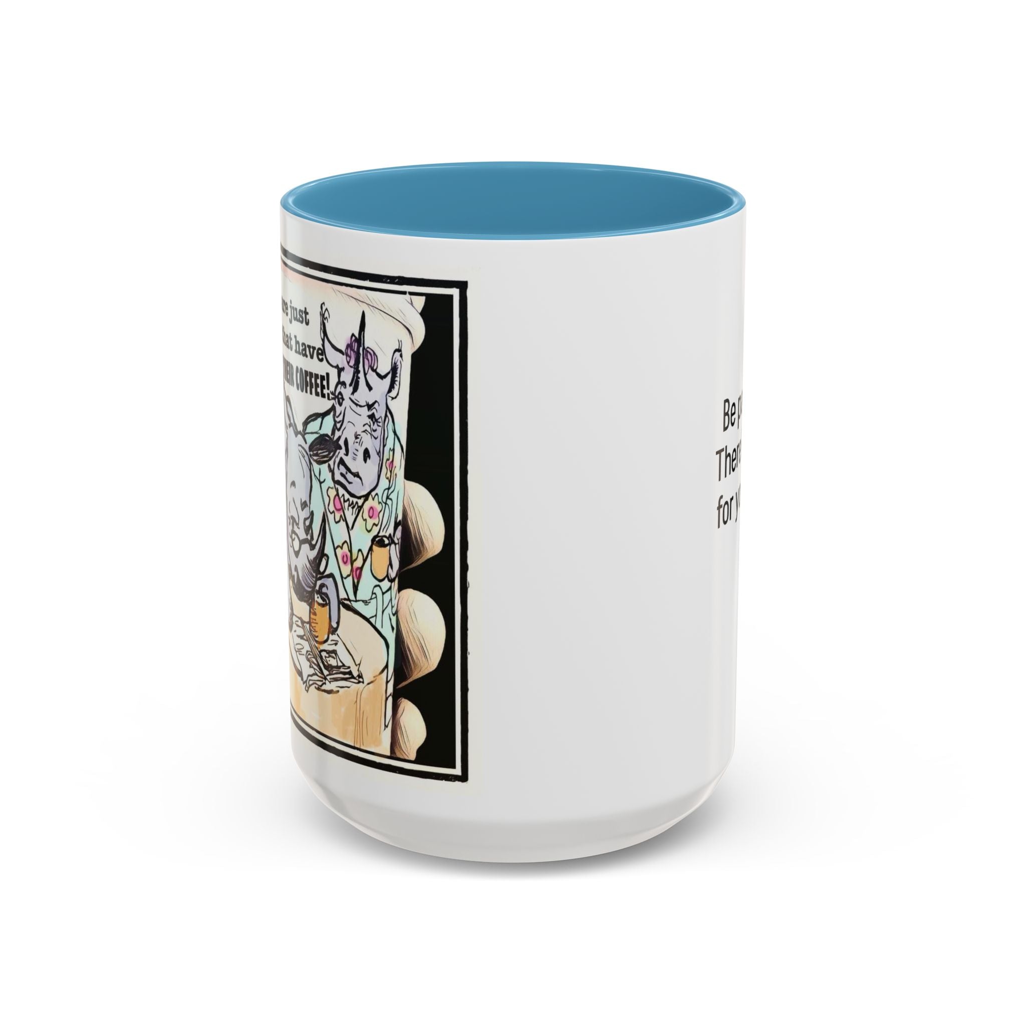 Rhino Coffee Accent Ceramic Mug (11/15oz)