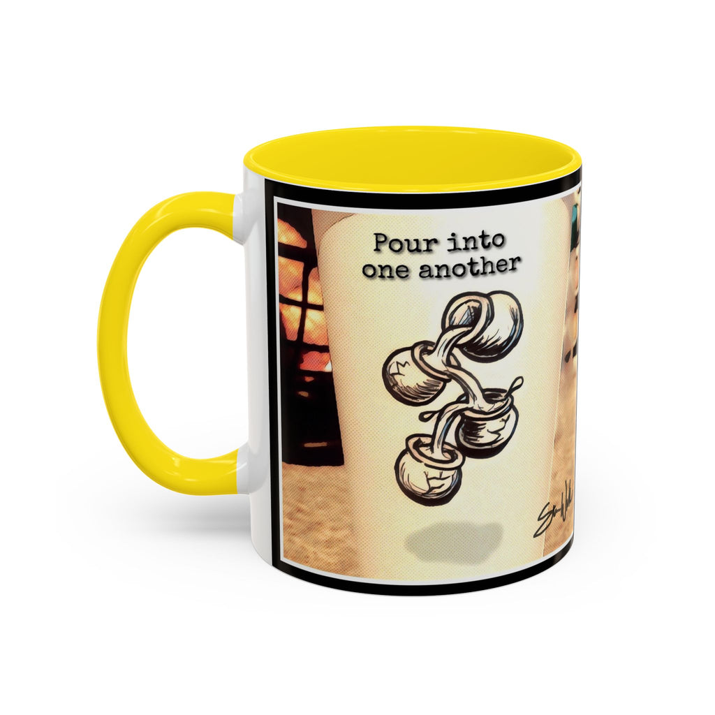 Pour into Others Accent Ceramic Mug (11/15oz)